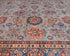 10x14 Gray Kazak Afghan Hand Knotted Geometric Wool Area Rug